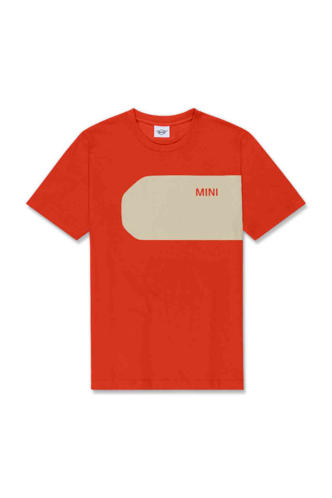 MINI T-Shirt Men's Car Face Detail Rebel Red