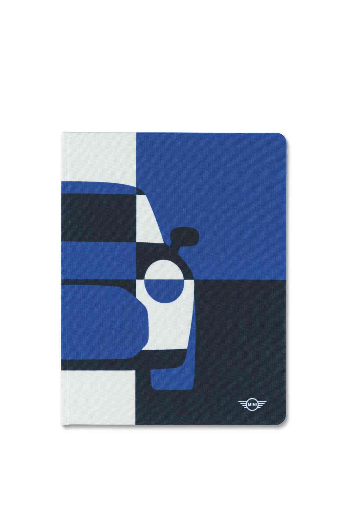 MINI Car Tile Notebook Blau